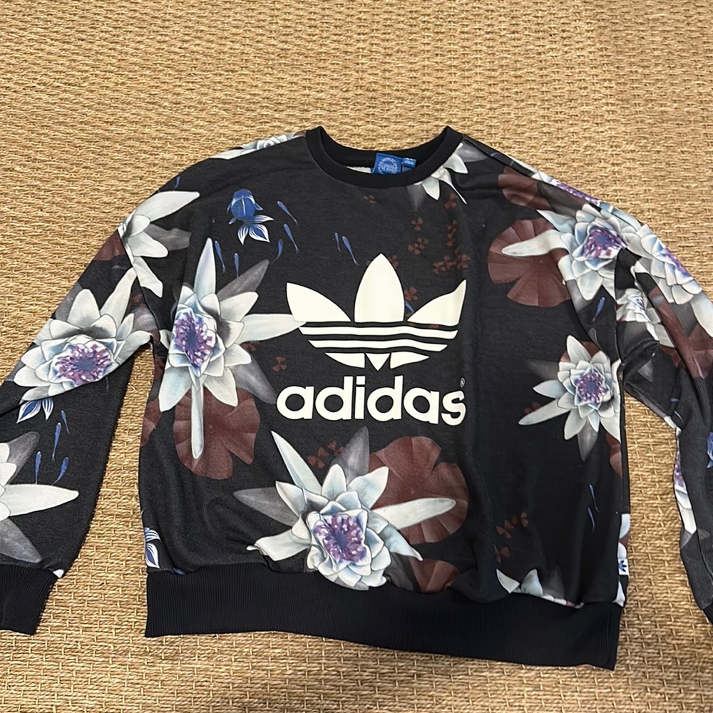 Adidas floral sweatshirt